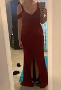 Red Bridesmaid/ Prom Dress