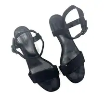 VINCE Rena Suede Ankle Wrap Sandal‎ Sz 8.5