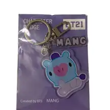 BTS 21 BT21 BTS21 "MANG"‎ blue Keychain Bag Charm. Trending Accessories