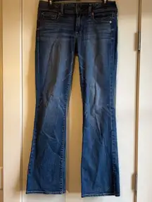 American Eagle | “Kick Boot” Super Stretch Jeans Size 8 Slight Flare