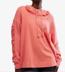 FP Movement Hot Shot Hooded Layer in Hibiscus sz XS NWT