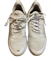 Nike air max 270 react size 8.5 some discoloration in the heel part see photos