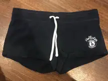 Y2K 2000s Hollister Southern California Mini Micro Sweat Shorts Navy Blue Large