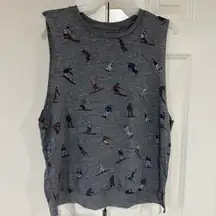 Women’s Size Small Grey  Skier Tank Top