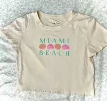 PacSun Miami Beach Crop Top