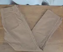 Ladies' Marc Jacobs Brown Twill Pants with side stripe Size 8