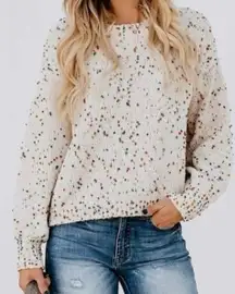 Mulitcolor Chenille Chunky Sweater