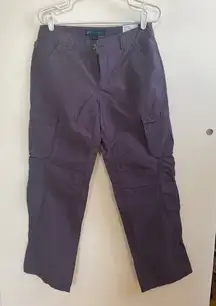 Eastern Mountain Sports Overland‎ Cargo Pants Hiking Travel Purple Size 8