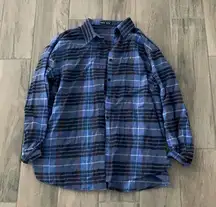 Shein oversized boyfriend flannel
