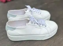 Superga White Platform