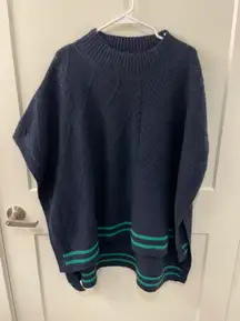 Sweater Knit Poncho