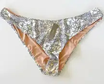J.Crew Active curved waist cheeky bikini bottom kaleidoscope print Size 2X NWT