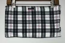 Von Dutch x Puma Plaid Y2K Streetwear Bandeau Top Black Pink Women Size L