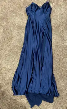 Navy Blue Prom Dress