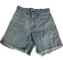 Vintage Orange Tab High Rise Levis Shorts Size 24 GUC