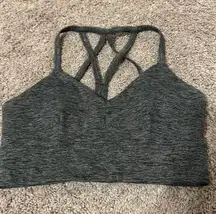 grey sports bra 