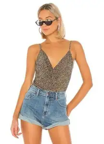 ✨N:PHILANTHROPY Peppermint Sz Small Bodysuit in Sugar Cheetah✨