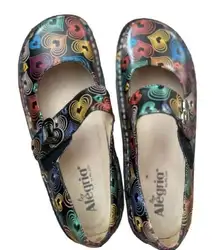 Alegria Paloma Women's Mary Jane Flats‎ Multicolor Heart Size eu 41