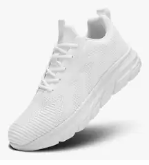 White workout shoes 