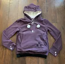 Pet pouch carrier hoodie, size S