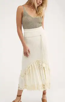 Free People Cozy In The Clouds Skirt