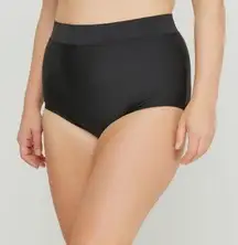 Cacique Swim High Waisted Bikini Bottom-Size 14-Full Coverage-Lined-Slimming