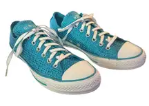 Converse All Star Blue Sparkle Specialty Oxford Size 9