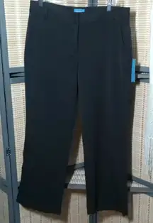 Simply Vera Vera Wang Straight Fit Flare Leg Trouser