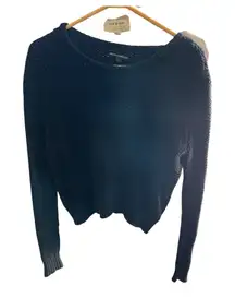 Brandy Melville Black crocheted Sweater