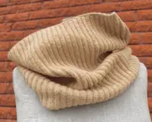 NWT Gap Kelly Snood Crochet Camel Scarf