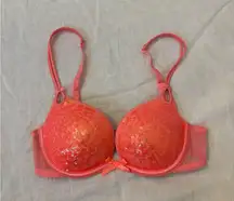 Victoria's Secret sequin push up bra 32B