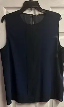 NWOT J Brand Navy/Black Tank Blouse Size Large