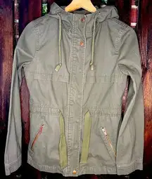 St. John’s Bay Army Green Utility Jacket Size XS