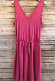 Sweaty Betty Pink Take It Easy Sleeveless Dress Size Medium NWT