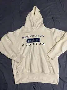 Pastel Yellow Perdido Key Florida Hoodie 