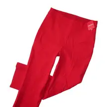 SPANX women’s red size L kick flare pant NWT