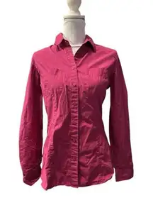 Ann Taylor LOFT The Softened Shirt Size S Pink