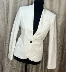 Women’s White Zara Blazer