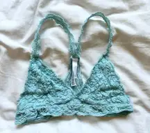 Bralette Lace Baby Blue Medium