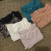 Lot of 5 lululemon workout tops