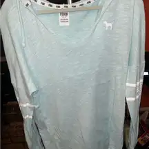 PINK Victoria's Secret Light Blue Women's Top