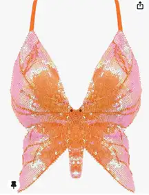 Butterfly Sequin Top