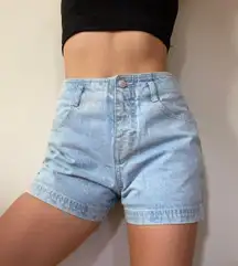 No Waistband High Rise Denim Short