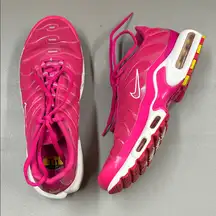Nike Sneaker Shoes Womens Air Max Plus Hot Pink DR9886-600 Size 9.5 Running