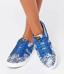 Gola x Liberty Quota Sneaker Royal Blue & White Floral