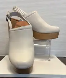 Universal Thread Cream Slingback Mules