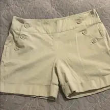 Ladies sz 10 Khaki Sailor style Shorts Willi Smith