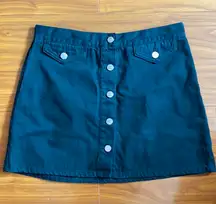 XXI Hunter Green Button Down Skirt