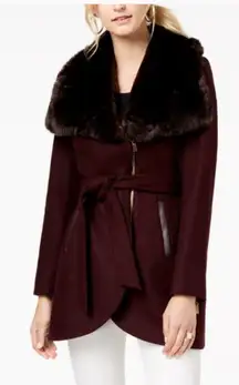 French Connection Faux Fur Coat