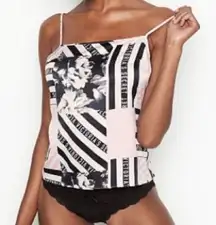 Victoria's Secret Strappy Cami Silk Satin Feel Classic Lingerie Sleep Top